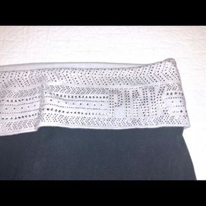 VS pink yoga pants with bedazzle waistband